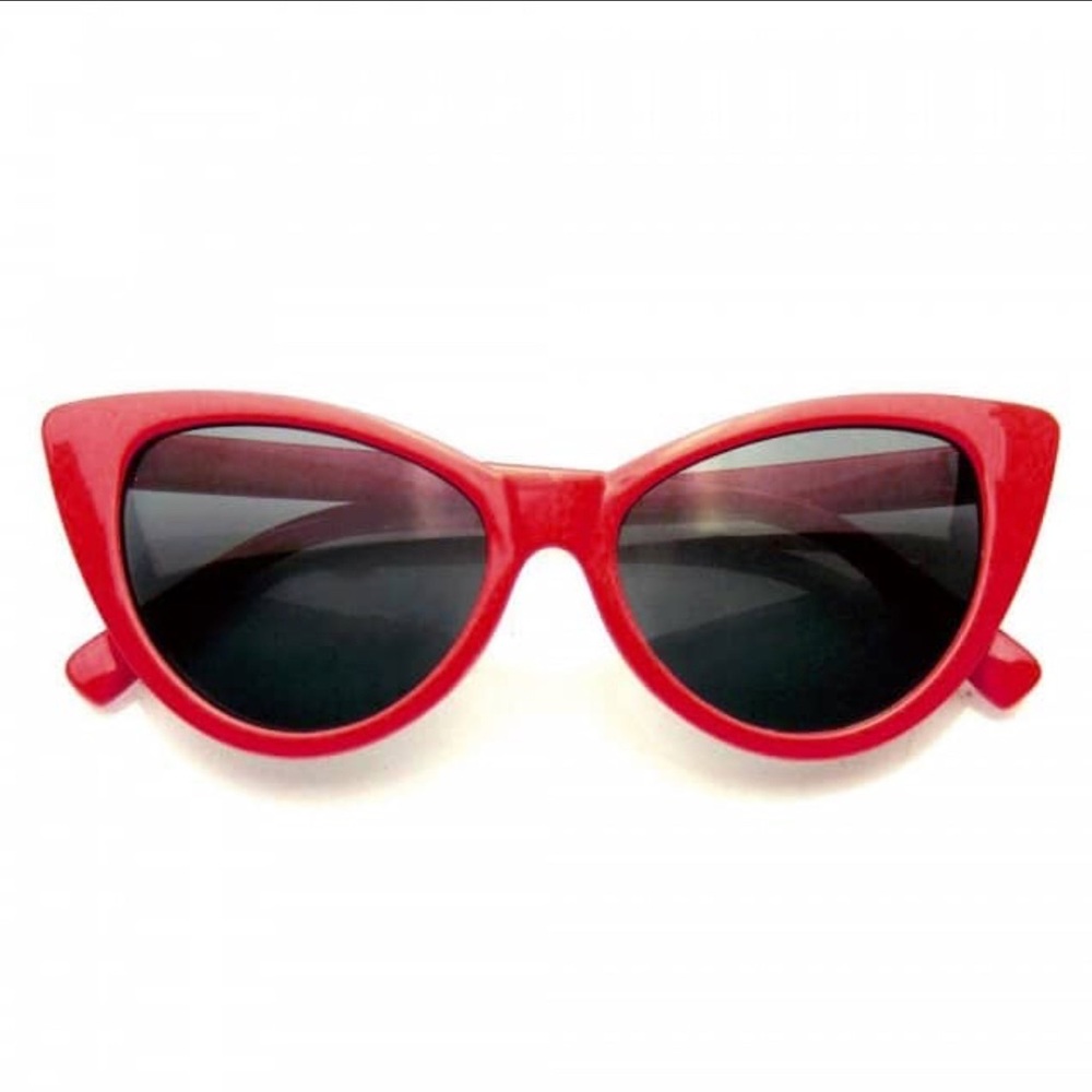 Womens Fashion Vintage Pointed Cat Eye Sunglasses
